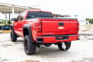 Chevrolet Silverado 1500 Fender Flares - Rough Country - Defender - G7C Red Hot - '14-'18